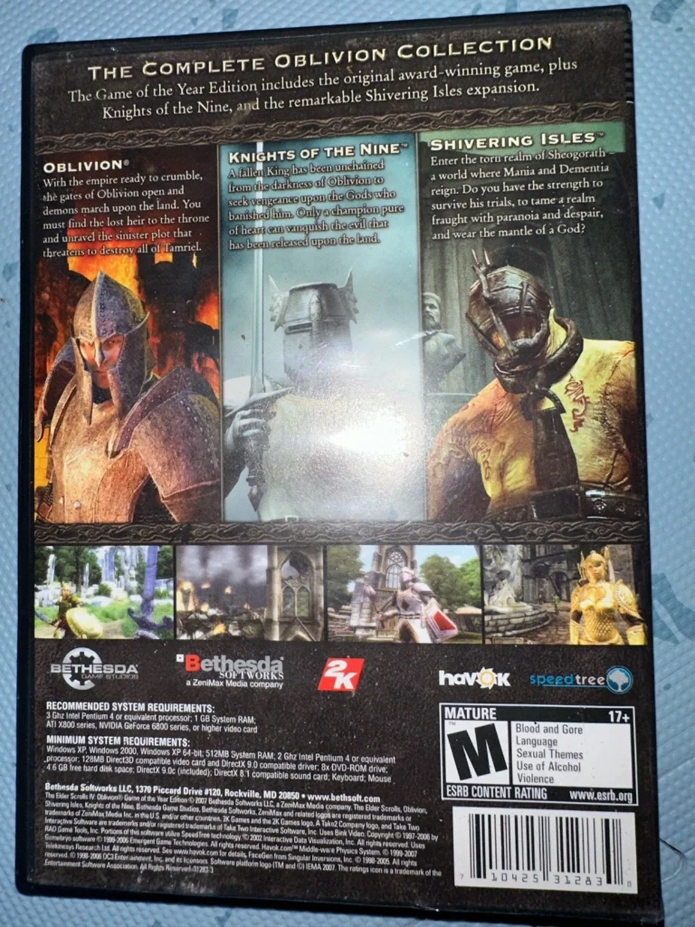 The Elder Scrolls IV: Oblivion - Game of the Year Edition (PC) - Black